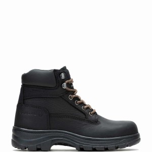 Wolverine Carlsbad 6" Steel-Toe Kadın Iş Botu Siyah | OCS432BI