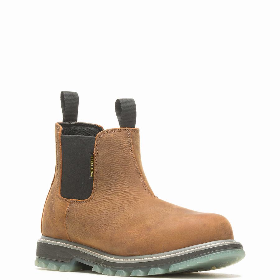 Wolverine Floorhand LX Steel Toe Romeo Erkek Iş Botu Kahverengi | SEK7832CI