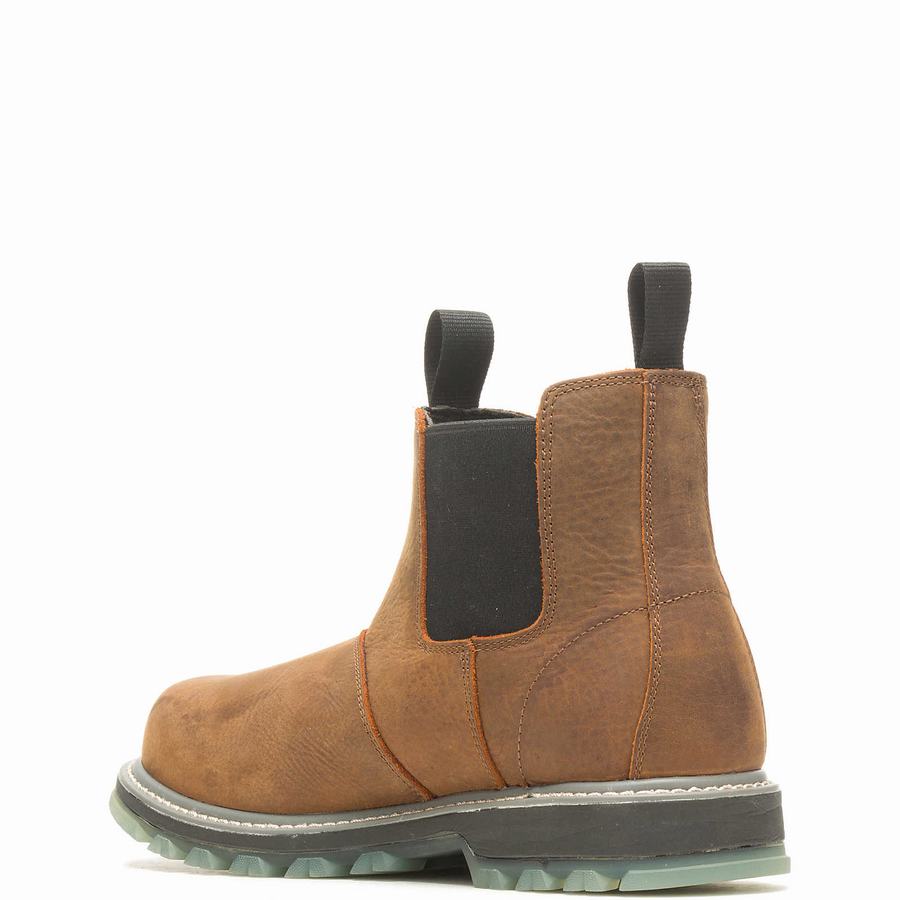 Wolverine Floorhand LX Steel Toe Romeo Erkek Iş Botu Kahverengi | SEK7832CI