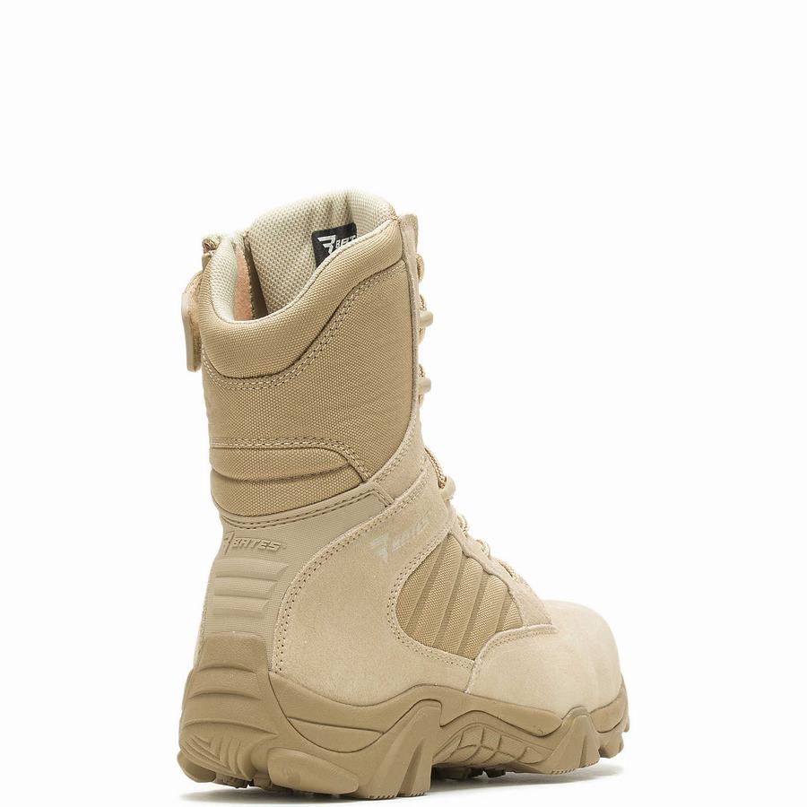 Wolverine GX-8 Desert Composite Toe Side Zip Kadın Iş Botu Bej Rengi Kahverengi | QPG9263MZ