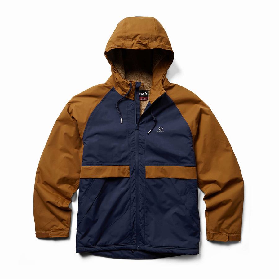 Wolverine I-90 Sherpa Lined Rain Erkek Mont Lacivert | WHQ1321XS