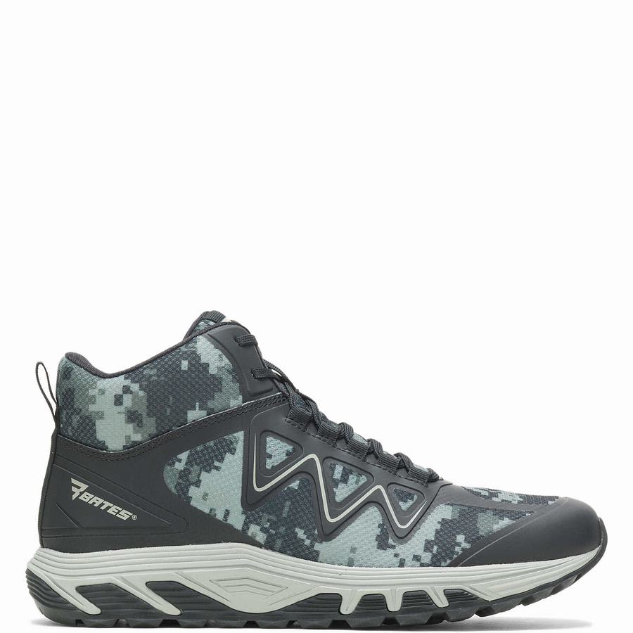 Wolverine Rush Mid Kadın Iş Botu Camo Siyah | XUE7596SR