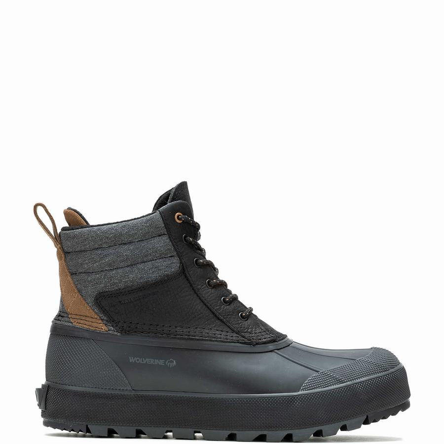 Wolverine Torrent Trek EPX Waterproof Insulated Mid Erkek Iş Botu Siyah | ZJD5025IY